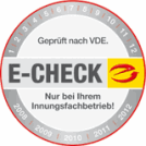 E-Check-Plakette E-Check-Plakette