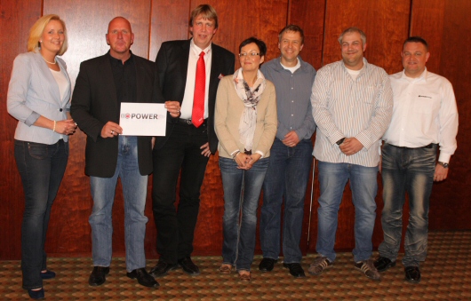 Der Vorstand des POWER e.V. (v.l.): Franziska Carnehl, Dirk Schrder, Lutz Ahlers, Iris Heitmller, Jens Hfer, Marc Kretzschmar und Thorsten Schulz